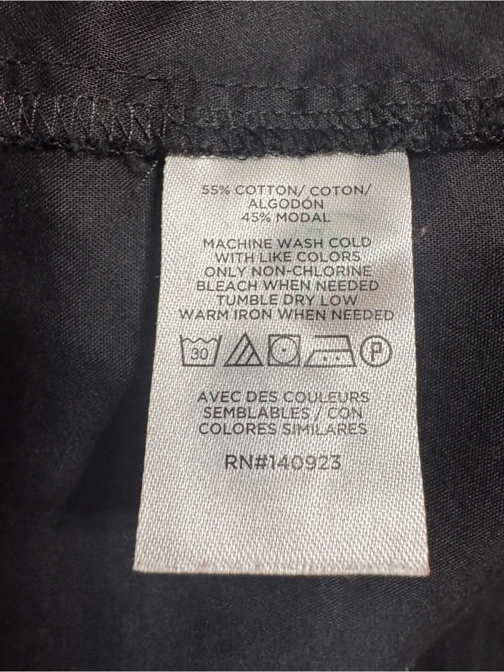 EUC LOFT Black V-Neck Puff-Sleeve Tie-Back Blouse Sz S